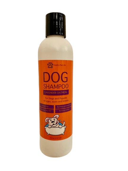 Oatmeal Lavender Pet Shampoo - Soothing Relief for Itchy Dogs, Deodorizes Foul Odor - Made in USA