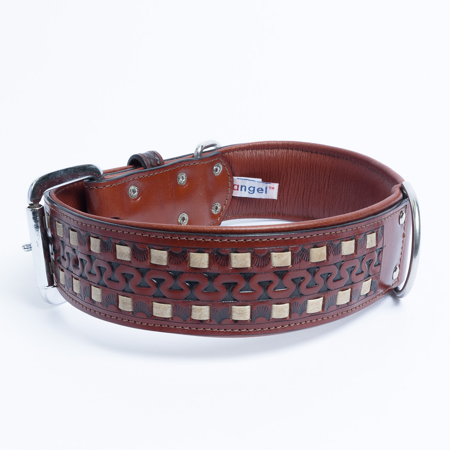 The Tulsa - Genuine Argentinean Leather Dog Collar