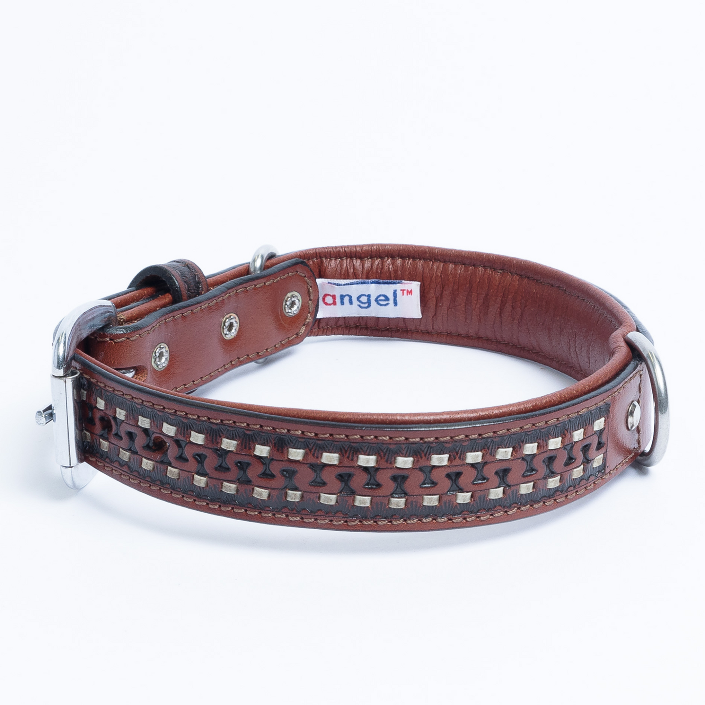 The Tulsa - Genuine Argentinean Leather Dog Collar