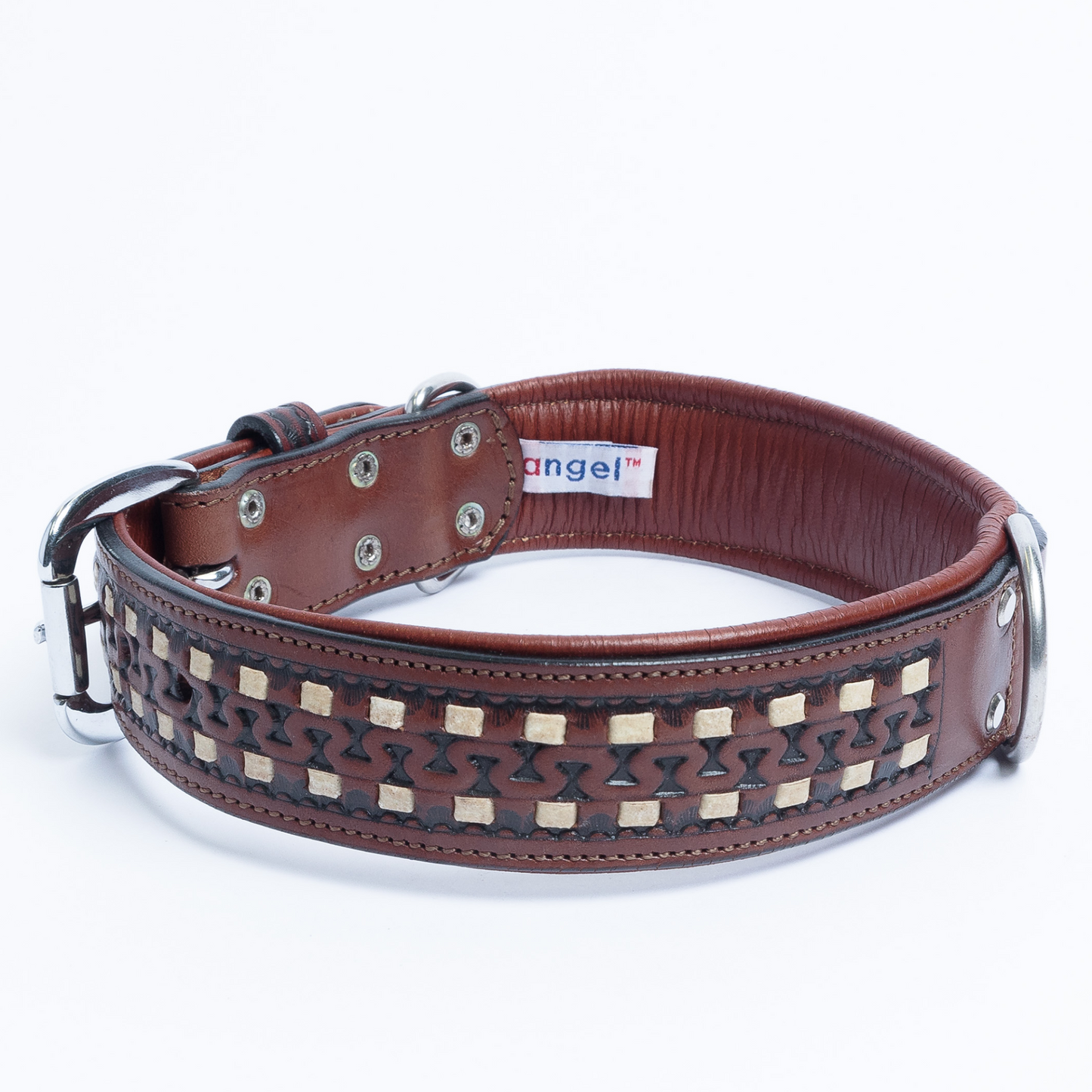 The Tulsa - Genuine Argentinean Leather Dog Collar