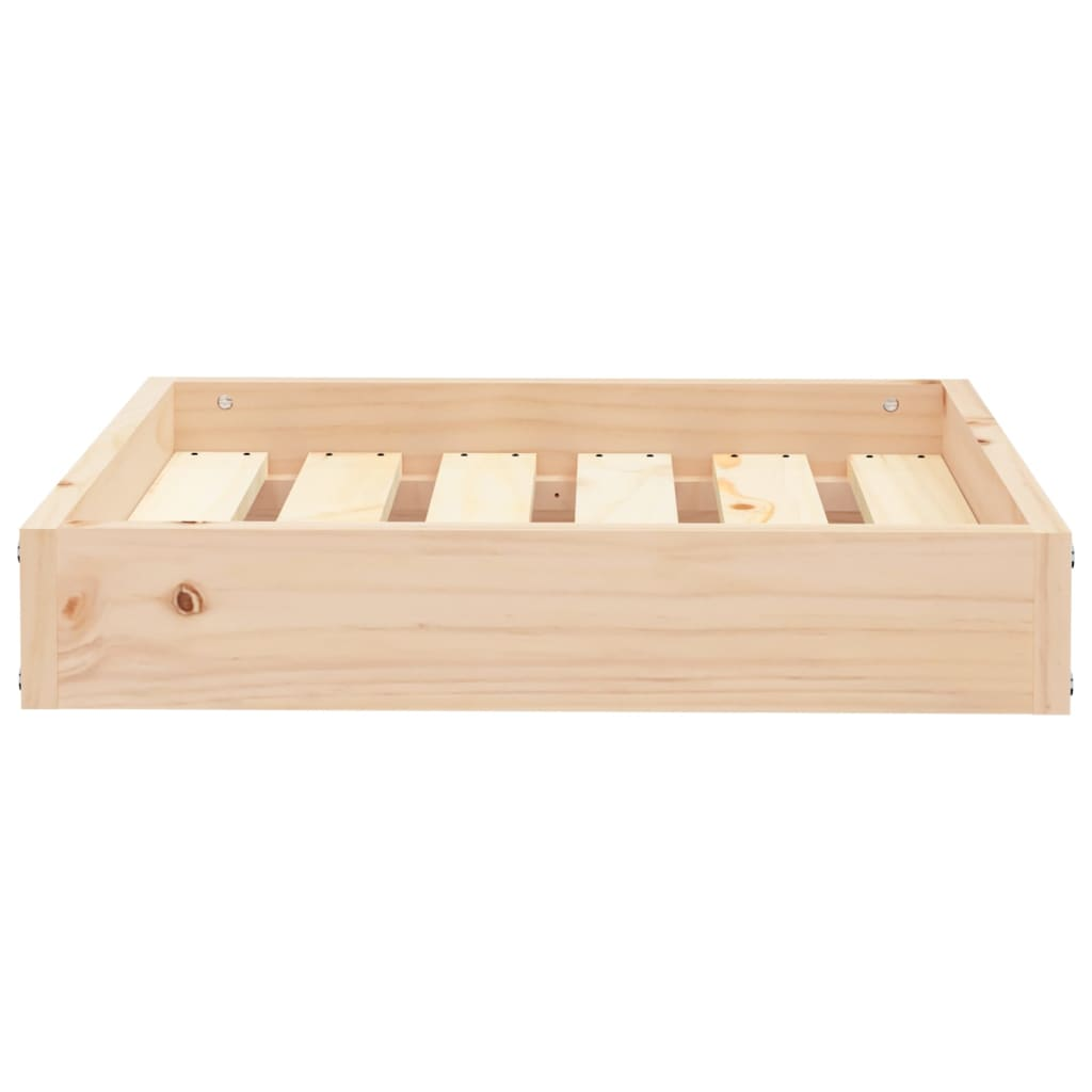 vidaXL Solid Wood Pine Dog Bed 20.3"x17.3"x3.5" - Comfortable and Stylish Pet Bed