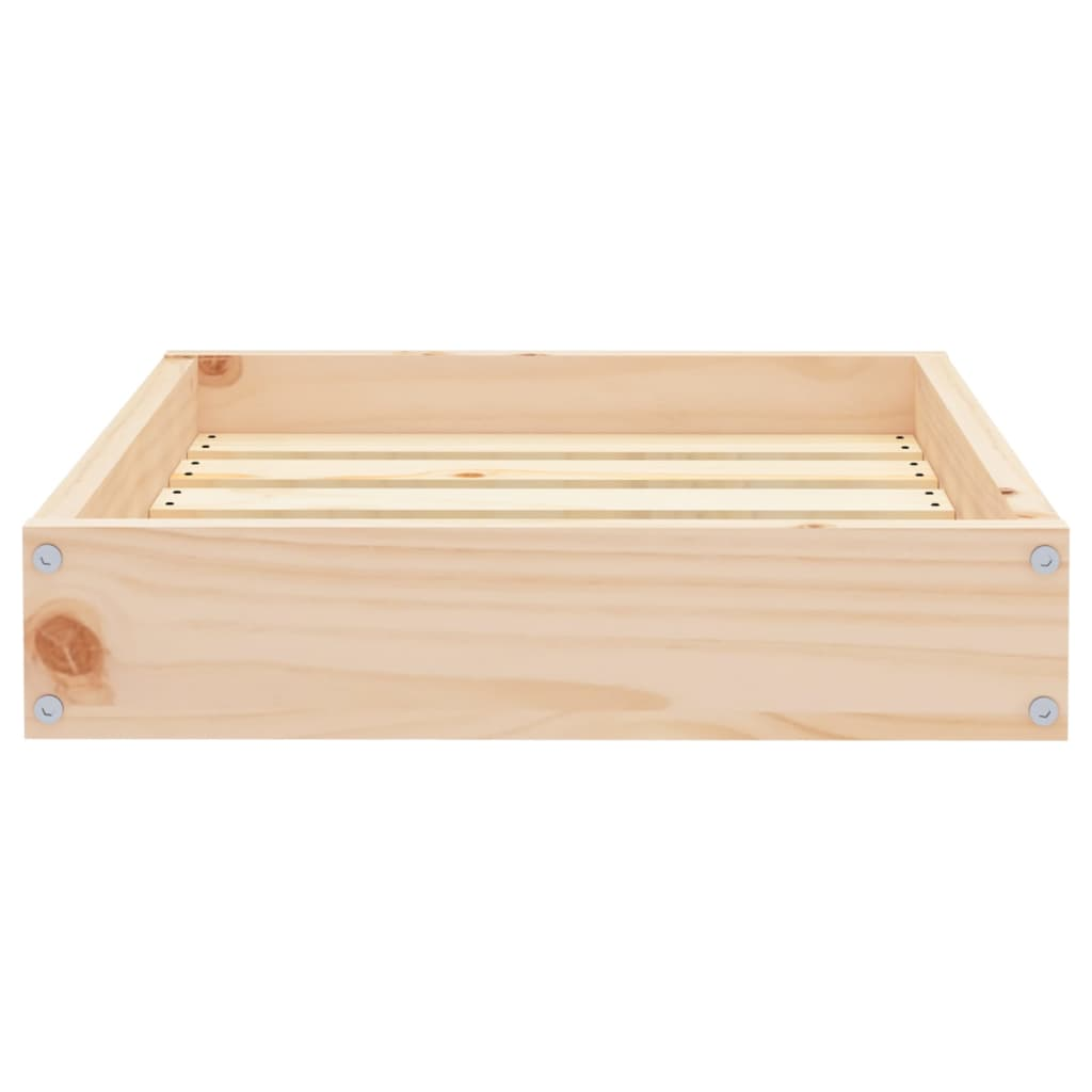 vidaXL Solid Wood Pine Dog Bed 20.3"x17.3"x3.5" - Comfortable and Stylish Pet Bed