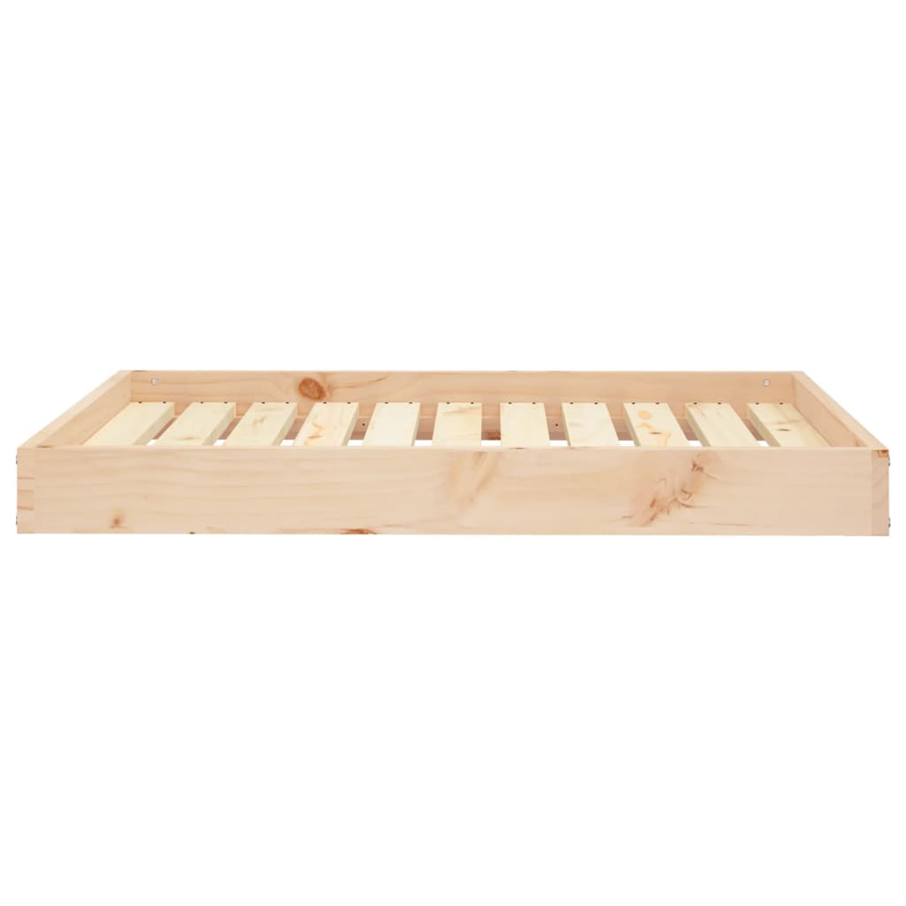 vidaXL Solid Wood Pine Dog Bed 36"x25.2"x3.5" - Comfortable, Rustic Design for Dogs