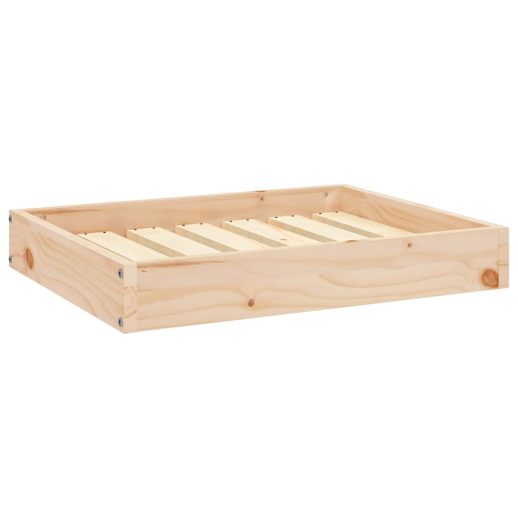 vidaXL Solid Wood Pine Dog Bed 24.2"x19.3"x3.5" - Durable & Stylish Pet Furniture