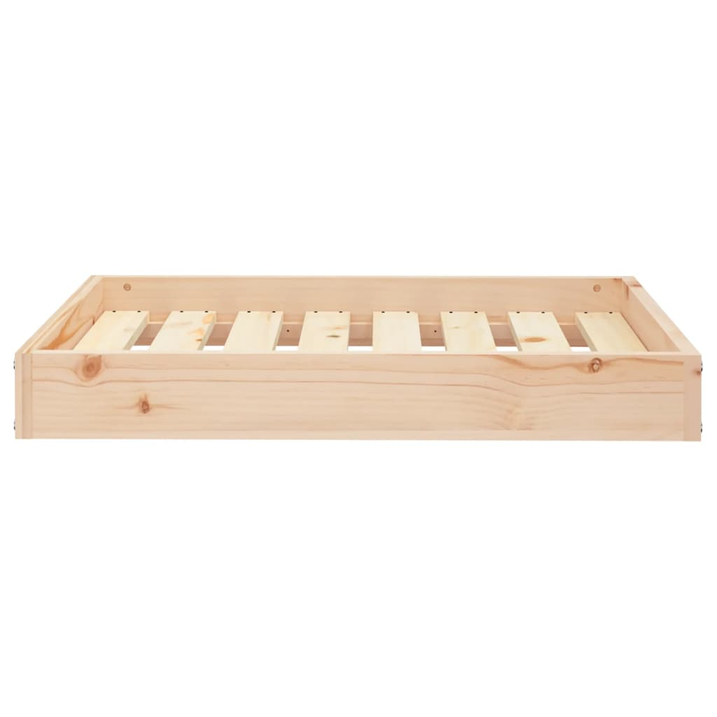 vidaXL Solid Pine Wood Dog Bed 28.1"x21.3"x3.5" - Comfortable & Sturdy Pet Furniture