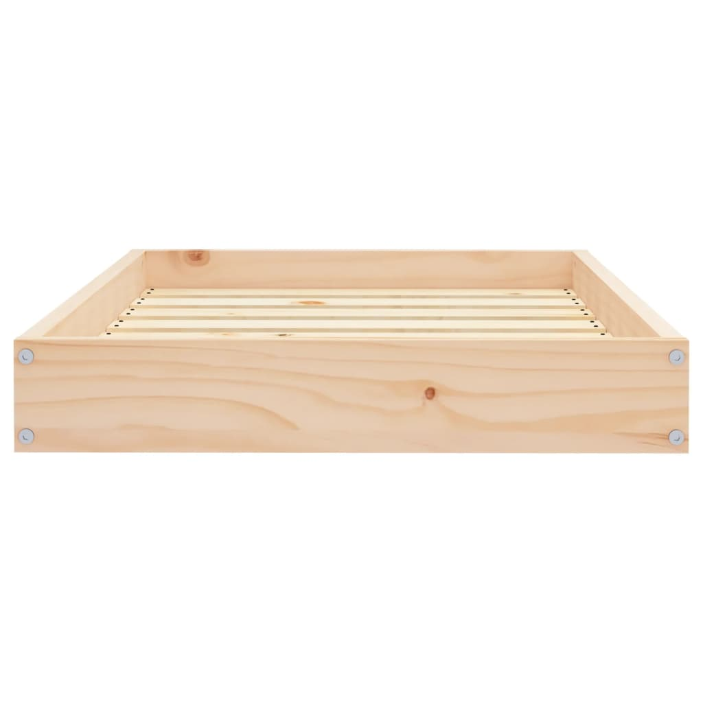 vidaXL Solid Pine Wood Dog Bed 28.1"x21.3"x3.5" - Comfortable & Sturdy Pet Furniture