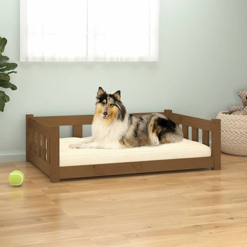 vidaXL Dog Bed Honey Brown - Comfortable and Stylish