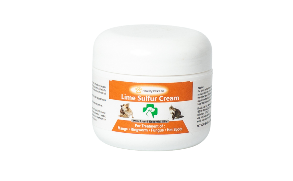 Lime Sulfur Pet Skin Cream - Effective Relief for Itchy Skin and Skin Disorders