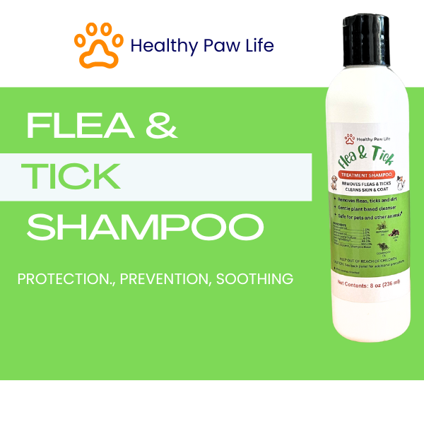 Healthy Paw Life's Flea and Tick Shampoo for Dogs and Cats - Powered by Natural Essential Oils (Copy)