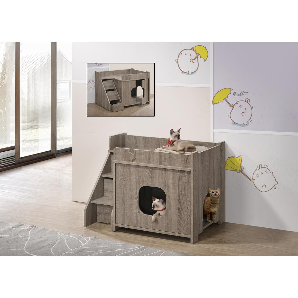 Cat Pet House - Dark Taupe | Stylish & Functional Cat Furniture